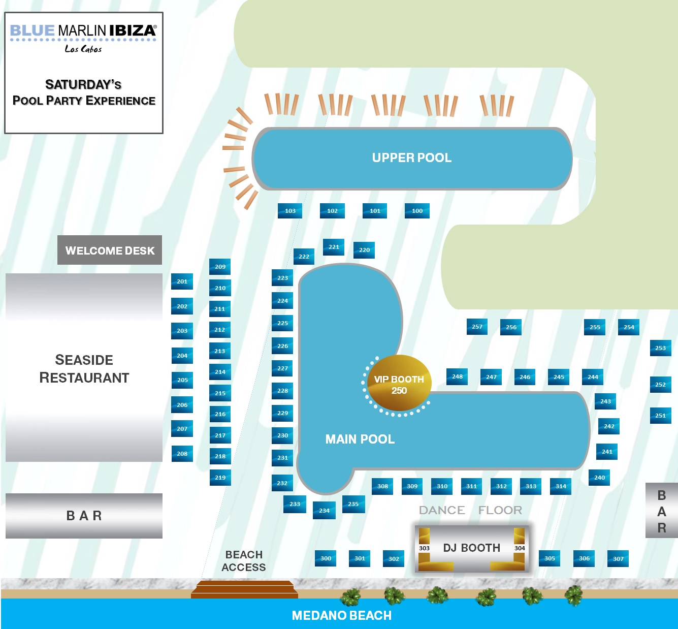 Blue Marlin Ibiza Los Cabos | Blue Marlin Ibiza | Beach Restaurant